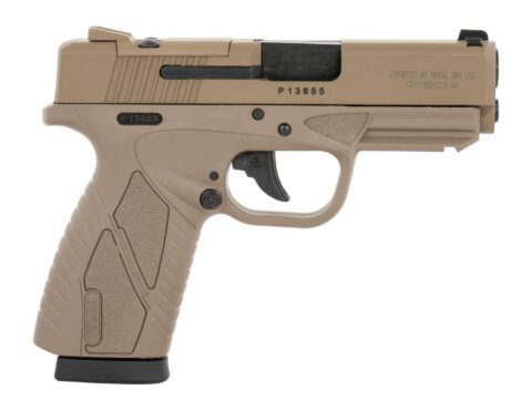 Bersa BP9CC 9mm, 3.3" Barrel, 8+1, Flat Dark Earth