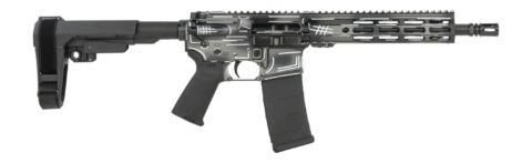 Shark Coast Anime-15 Black 5.56 NATO, 10.5" Barrel, 30-Round, SBA3 Brace