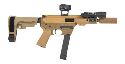 Shark Coast Creepy Andrew 9mm, 30+1, FDE, SBA3 Brace
