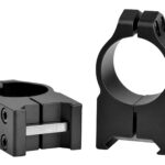 Warne Maxima Vertical 1" High Mount Rings, Matte, Picatinny