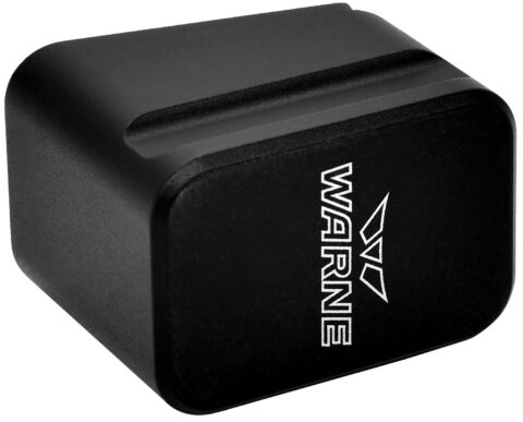 Warne Glock 19/23 Magazine Extension, +5 9mm / +4 .40 S&W, Black