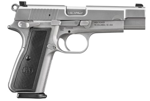 FN High Power 9mm, 4.7" Barrel, 10+1, Stainless