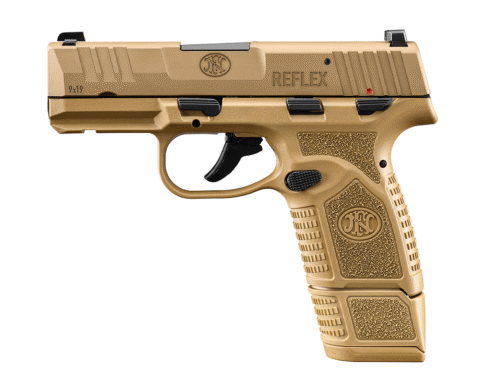 FN Reflex 9mm, 3.3" Barrel, 15+1, Flat Dark Earth