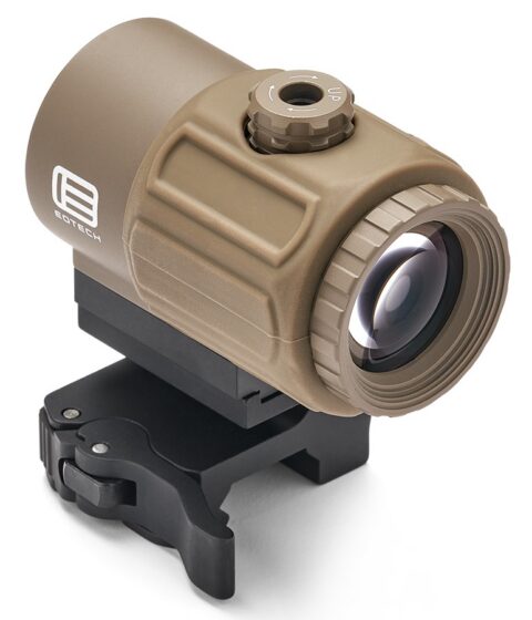 EOTech G43 3X Magnifier, Tan, Shift-to-Side Mount