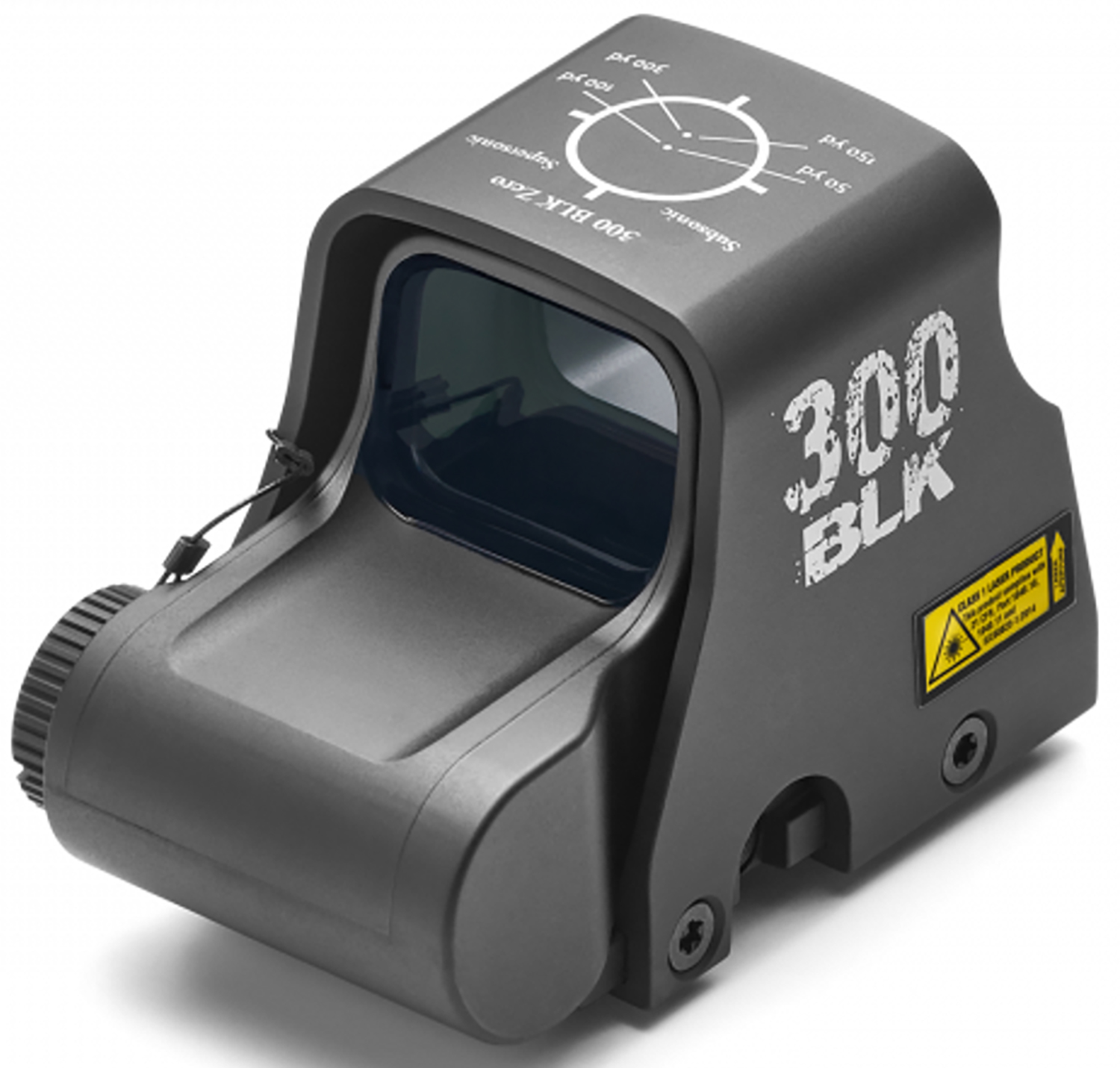 EOTech XPS2-300 black holographic sight with 300 BLK marking on the hood
