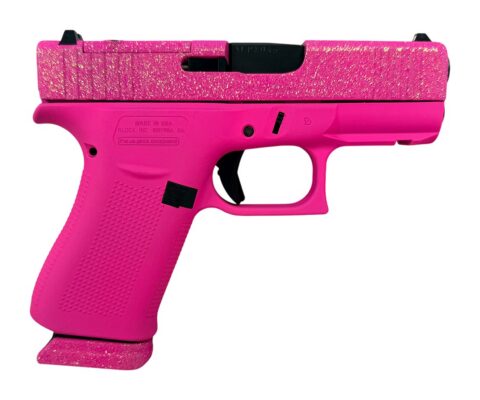 Glock 43X 9mm, 3.41" Barrel, 15+1, Pink Cerakote