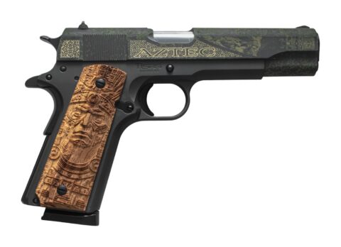 Tisas 1911 Service Aztec .45 ACP, 5" Barrel, 7+1, Aztec Engraved