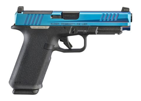Ruger RXM 9mm, 4.5" Barrel, 17+1, Blue Slide / Black Frame