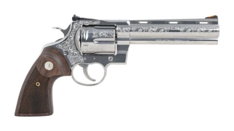 Colt Anaconda .44 Magnum, 6" Barrel, 6-Round, Engraved Stainless