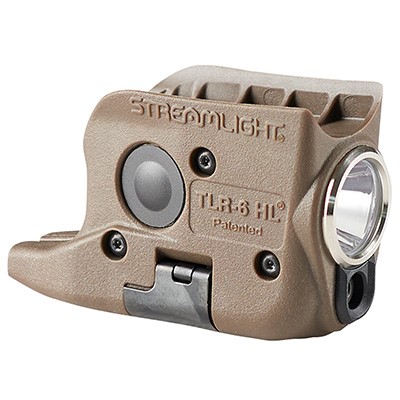 Streamlight TLR-6 HL-G Light/Green Laser for Glock 42/43, 300 Lumens, FDE