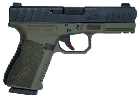 TriStar APOC 9mm, 15-Round, Olive Drab Green / Black