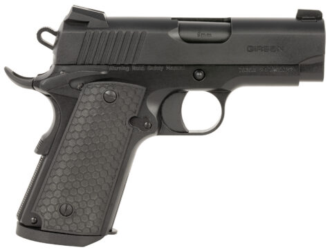 EAA MC1911SC Untouchable 9mm, 3.4" Barrel, 7+1, Black