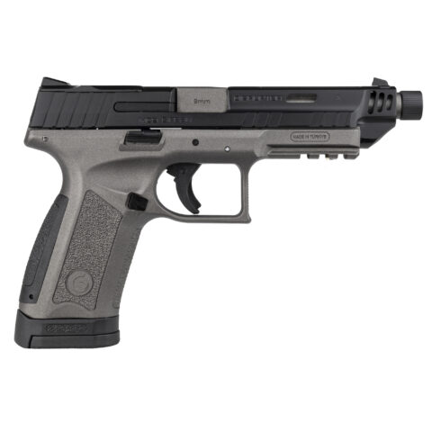 EAA MC9 Disruptor X 9mm, 17+1, Threaded Barrel, Tungsten / Black
