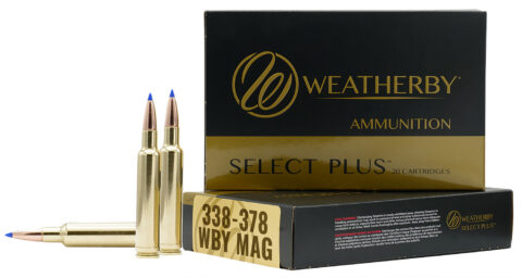 Weatherby Select Plus 338-378 WBY Mag 225gr Barnes TTSX, 20 Rounds