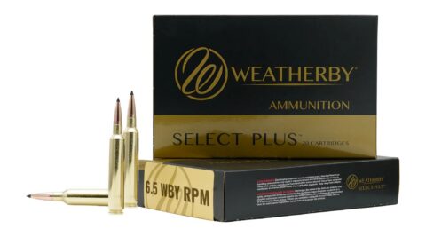 Weatherby Select Plus 6.5 WBY RPM 156gr Berger Elite Hunter, 20 Rounds
