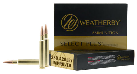 Weatherby Select Plus .280 Ackley Improved 150gr Swift Scirocco, 20 Rounds