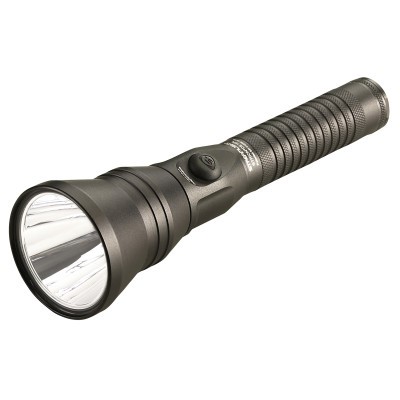 Streamlight Strion DS HPL black handheld flashlight with large front reflector
