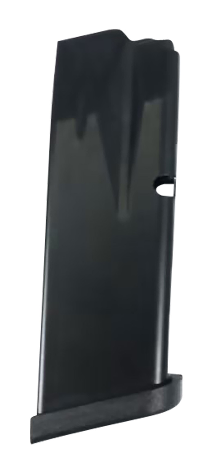 Black Canik MC9 9mm magazine with finger rest baseplate