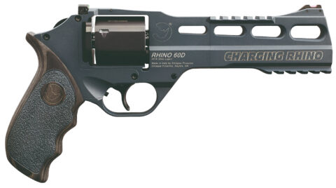 Chiappa Charging Rhino 60DS 9mm, 6" Barrel, 6-Round, Slate Cerakote