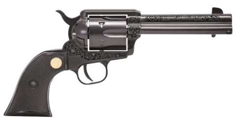 Chiappa 1873 S.A. Engraved .22 LR, 6-Round, Black