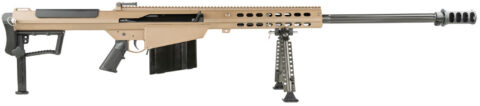 Barrett M107A1 .50 BMG, 29" Fluted Barrel, 10+1, FDE