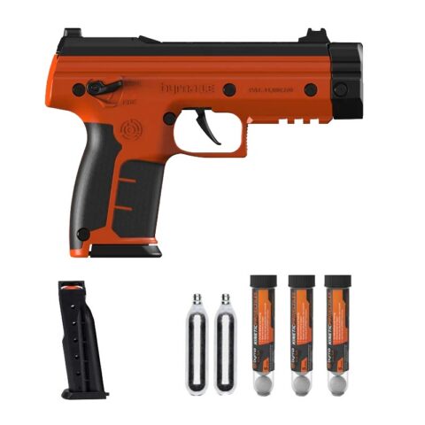 Byrna LE Kinetic Kit .68 Caliber, CO2 Non-Lethal Launcher, Orange