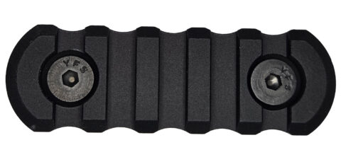 Tapco 5 Slot Picatinny Rail Section, Aluminum, Black