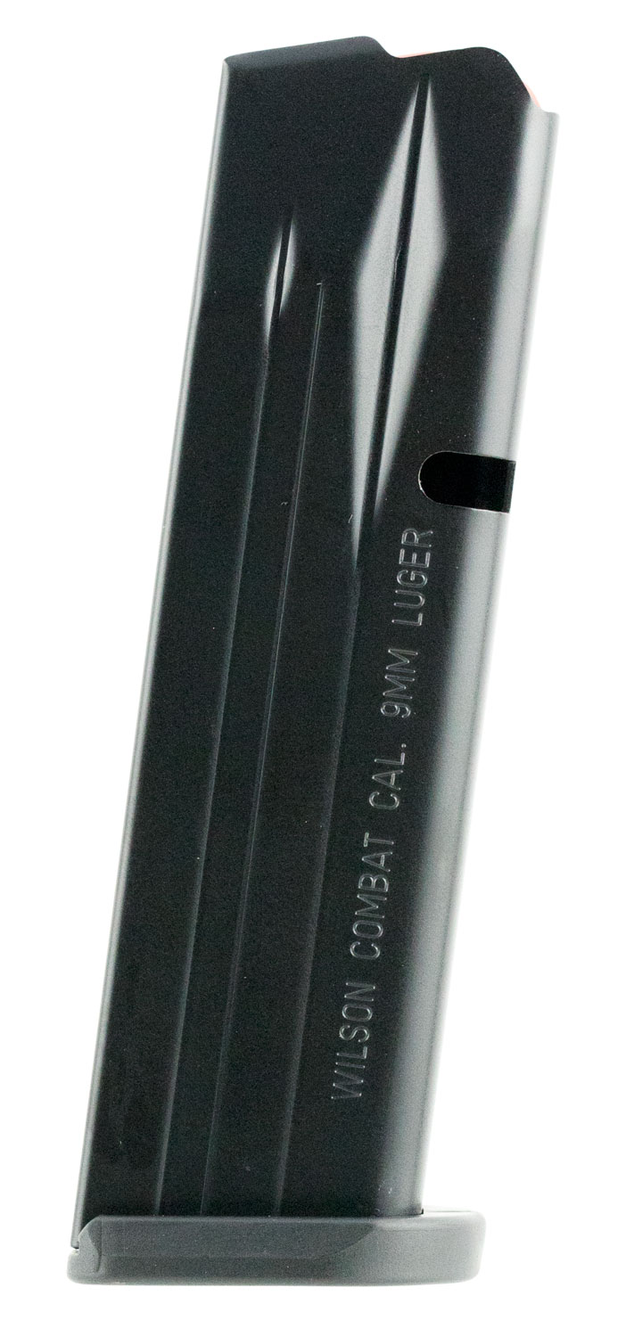 Wilson Combat EDC X9 9mm 15-round magazine with black body and base pad