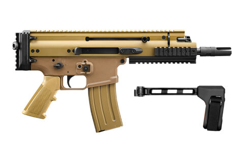 FN SCAR 15P 300 Blackout, 30+1, Flat Dark Earth, Pistol Brace