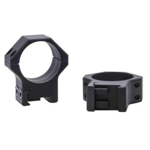Riton Optics 30mm Light Picatinny Rings, 12mm, Matte Black