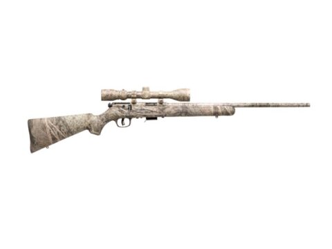 Savage Arms 93R17 XP 17 HMR, Mossy Oak Brush Camo, 3-9x40 Scope