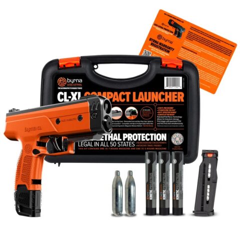 Byrna CL-XL Universal Kit Orange, .61 Caliber CO2 Non-Lethal Launcher