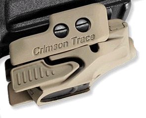Crimson Trace CMR-201 Rail Master Red Laser for Glock/1913 Rail, Tan