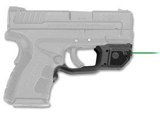 Crimson Trace LG-496G Laserguard for Springfield XD Mod.2, Green Laser