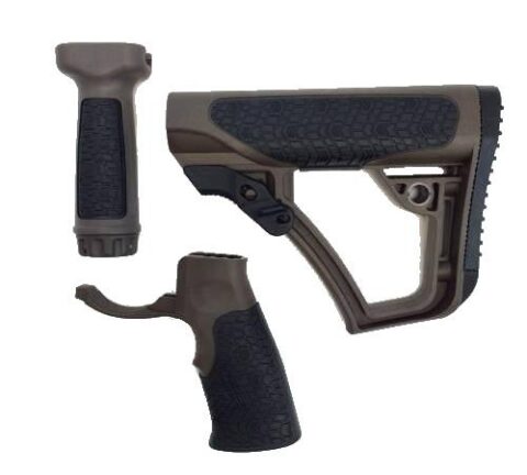 Daniel Defense Mil-Spec+ Stock/Grip Combo for AR-15, Brown