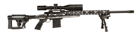 Howa M1500 APC American Flag 25 Creedmoor, Gray Flag Cerakote Package