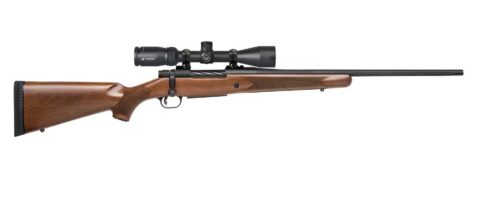 Mossberg Patriot 7mm-08 Rifle, Vortex 3-9x40 Scope, Walnut Stock