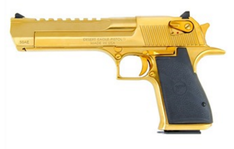 Magnum Research Desert Eagle .44 Magnum, 6" Barrel, 8-Round, Gold