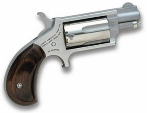 North American Arms Mini .22 WMR, 1-1/8" Barrel, 5-Round, Stainless
