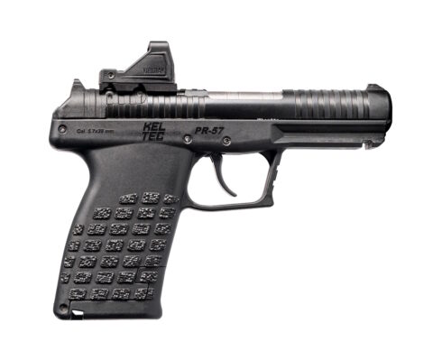 Kel-Tec PR-5.7 5.7x28mm, 20+1-Round, Black, Viridian RFX11 Green Dot