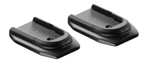 Radian Weapons Magazine Base Pad for Glock 43X / G48, 2 Pack, Black