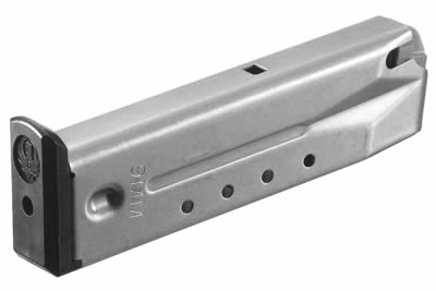 Ruger P-Series 9mm 15-Round Magazine, Stainless