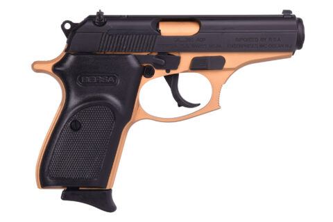 Bersa Thunder 380 .380 ACP, 8+1, Gold Cerakote Frame
