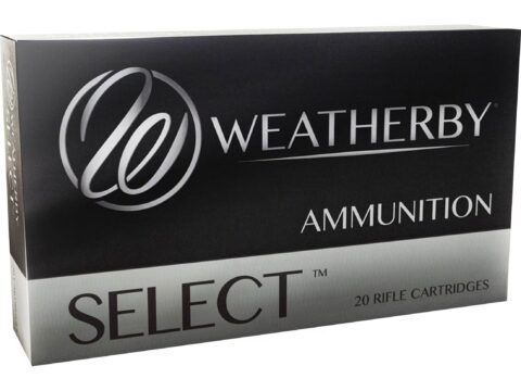 Weatherby Select 340 WBY Mag 250gr Hornady InterLock, 20 Rounds