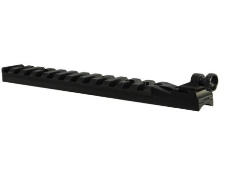 Traditions One-Piece Peep/Picatinny Rail Base for Break-Open, Matte Black
