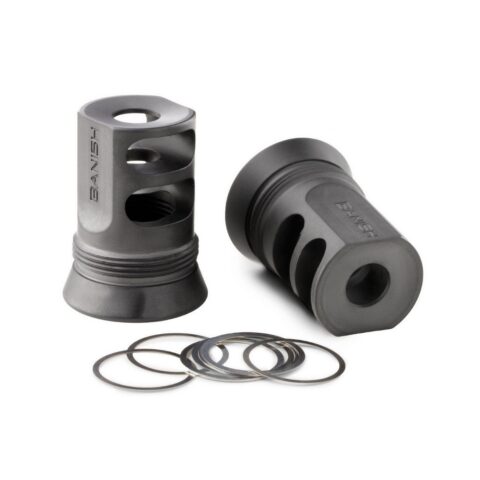 Banish 30 Gold Muzzle Brake, 1/2x28