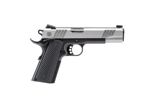 Bersa 1911 .45 ACP, 5" Barrel, 8+1, Stainless / Black