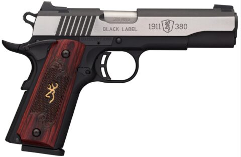 Browning 1911-380 Medallion Pro .380 ACP, 8+1, Blackened Stainless