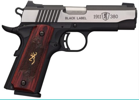 Browning 1911-380 Medallion Pro .380 ACP, 8+1, Night Sights, Black / Stainless