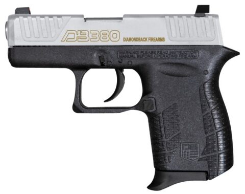 Diamondback DB380 Gen IV .380 ACP, 6+1, Nickel Boron / Black
